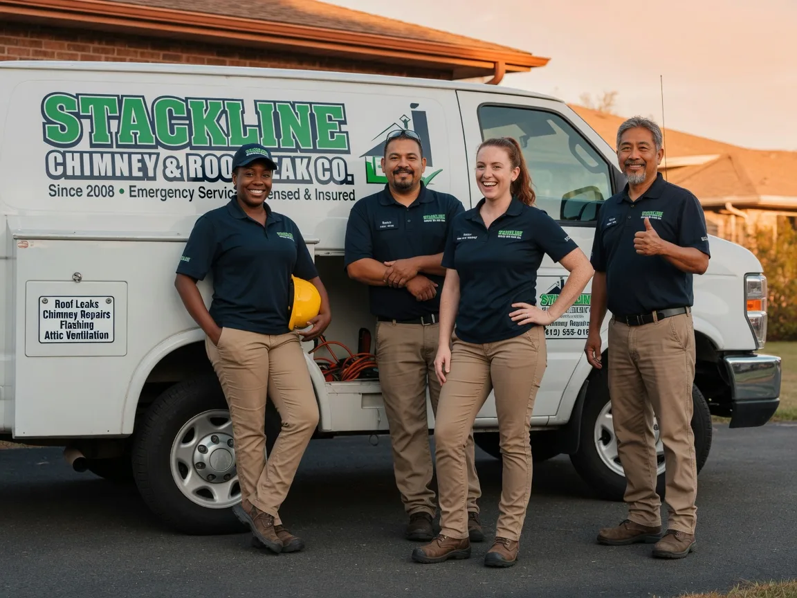 Chimney flashing repair company in Uniontown, KS